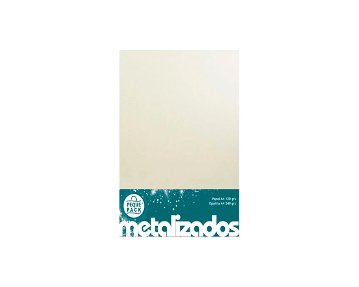 PAPEL PEQUE OP METAL A4 F1 240 GS VERDE AGUA