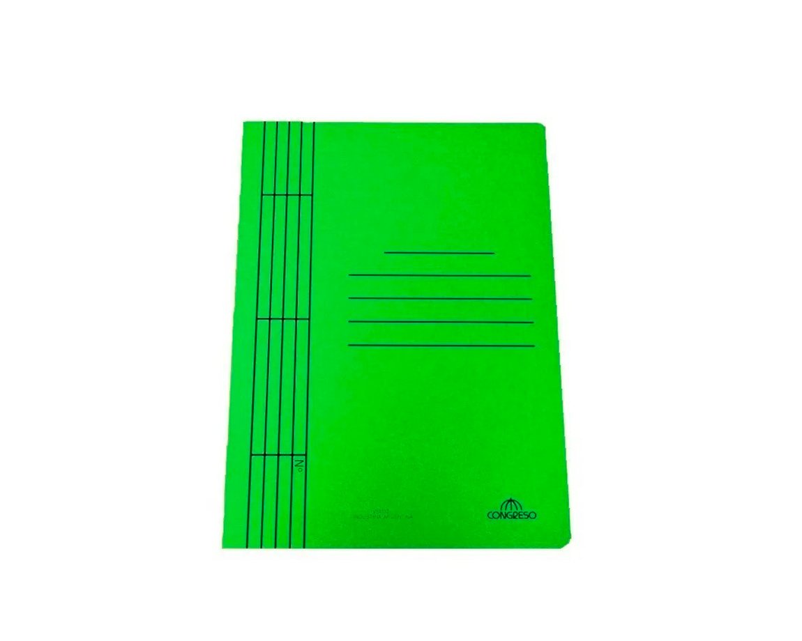 CARPETA CONGRESO CART 3-SOL VERDE 170G