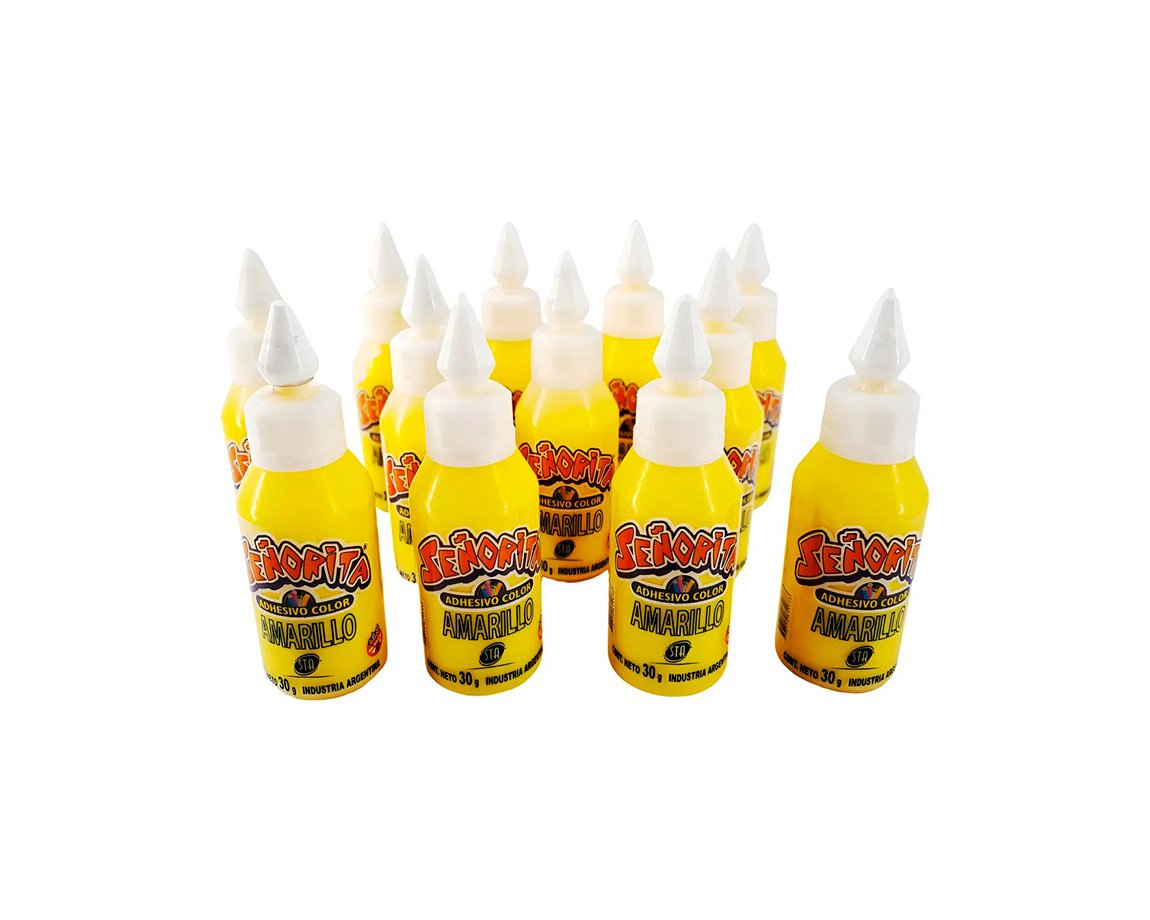 COLAS VINILICAS STA COLOR x30 AMARILLO