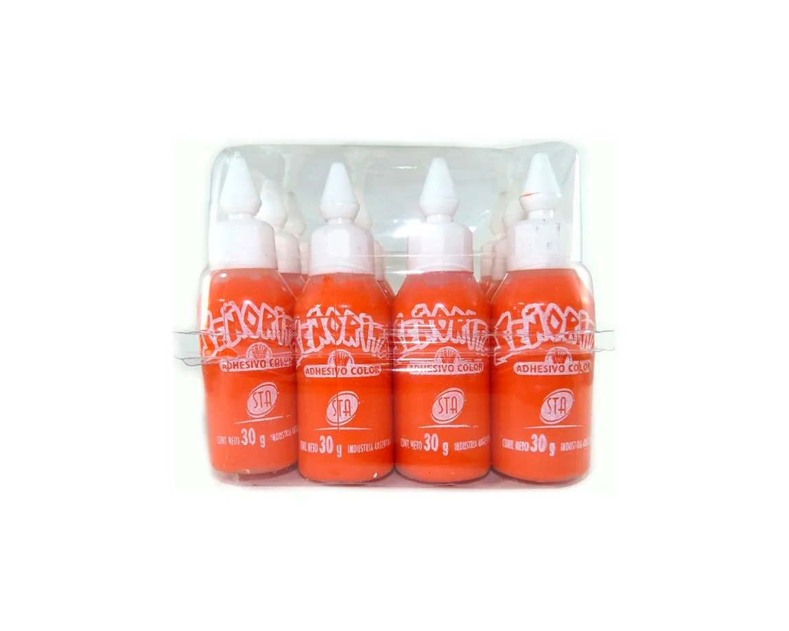 COLAS VINILICAS STA COLOR x30 NARANJA