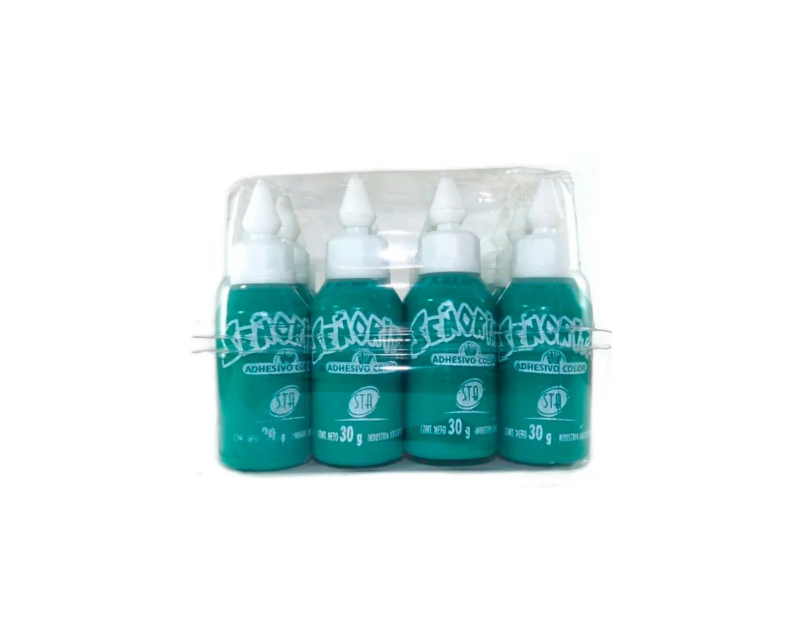 COLAS VINILICAS STA COLOR x30 VERDE