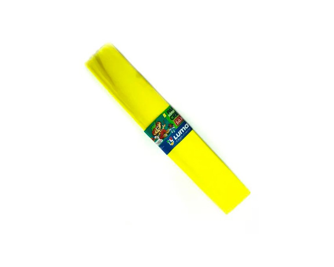 PAPEL CREPE LUMA AMARILLO x unid.