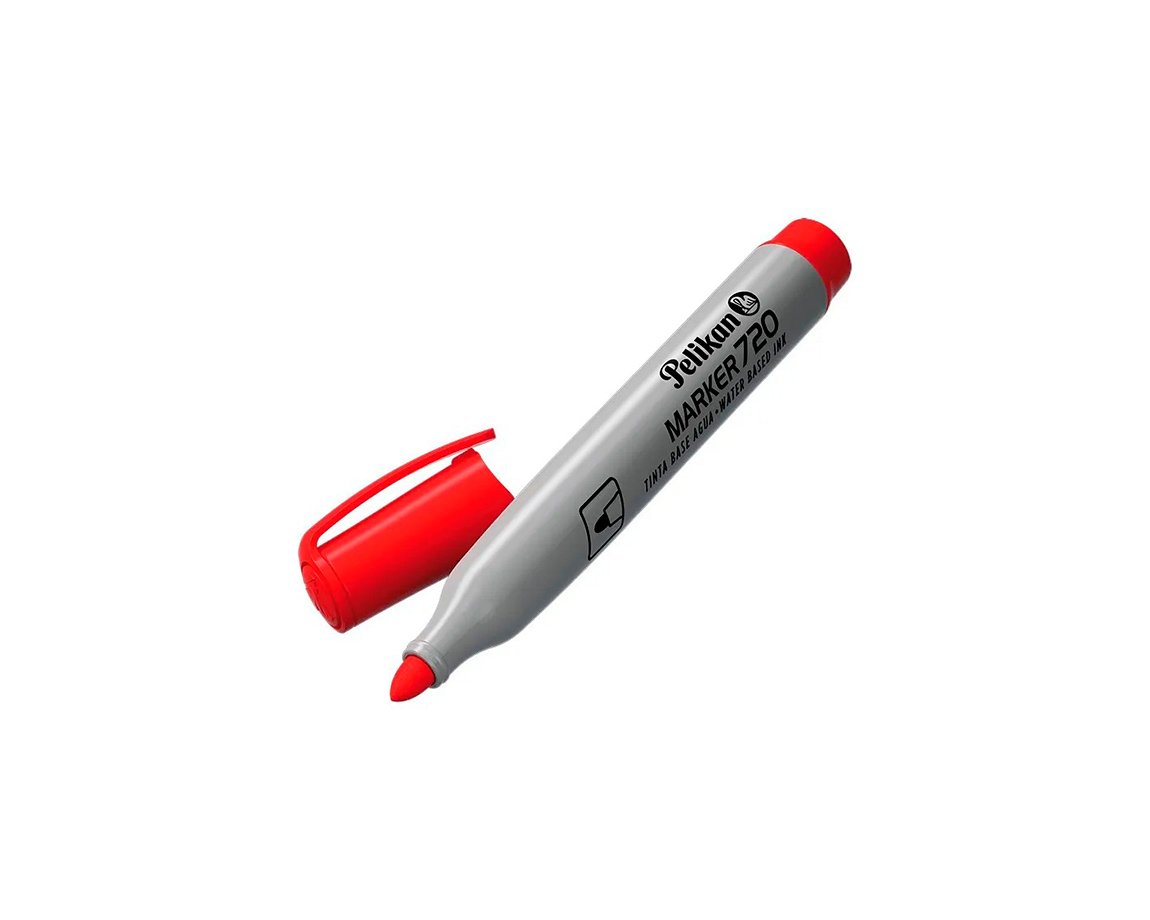 MARCADOR PELIKAN 720 AGUA ROJO P/RED