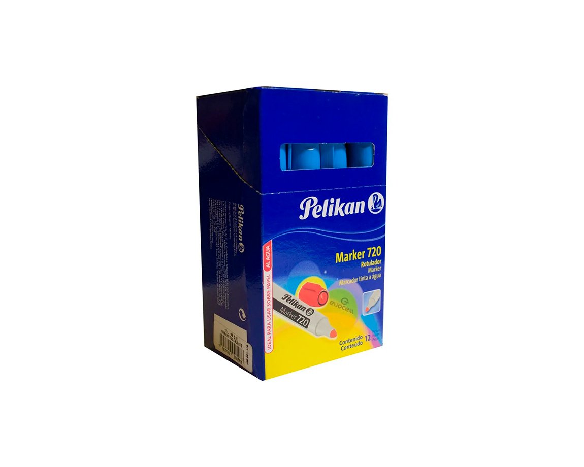 MARCADOR PELIKAN 720 AGUA  AZUL P/RED