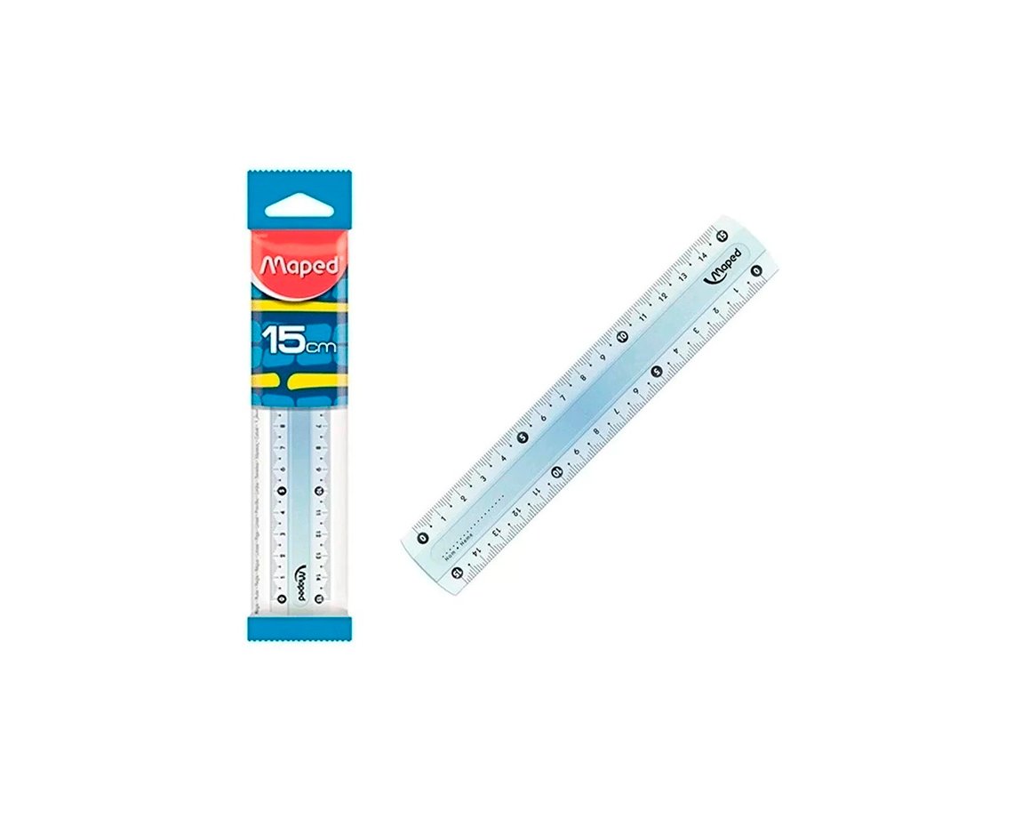 REGLA MAPED CRISTAL 1468070 15CM