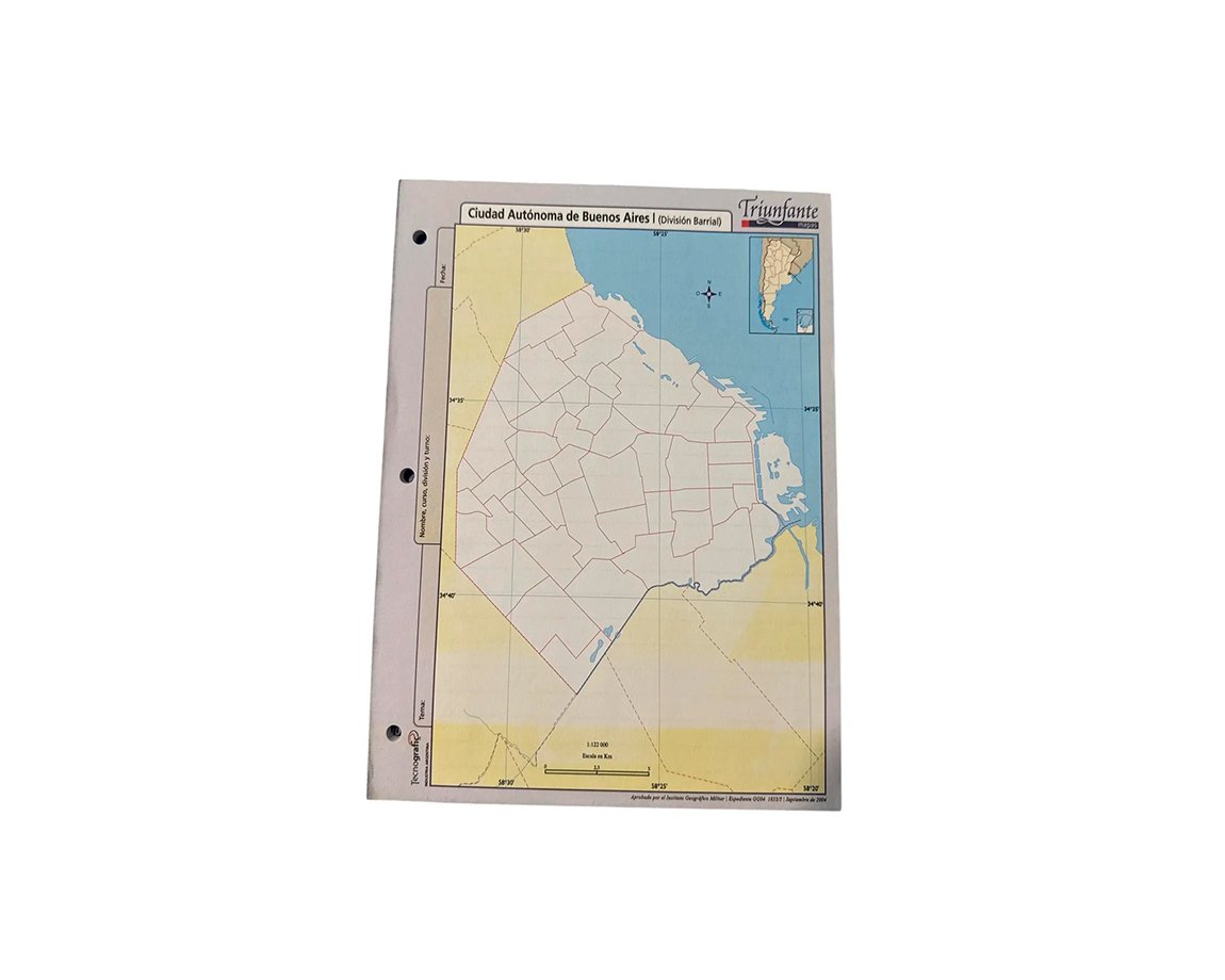 MAPAS TRIUNFANTE Nº3 CABA Y COMUNAS