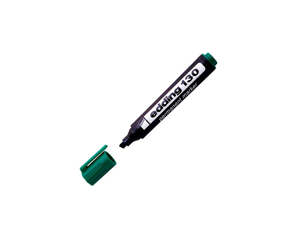 MARCADOR EDDING E-130 PERMAN. VERDE P/BISEL