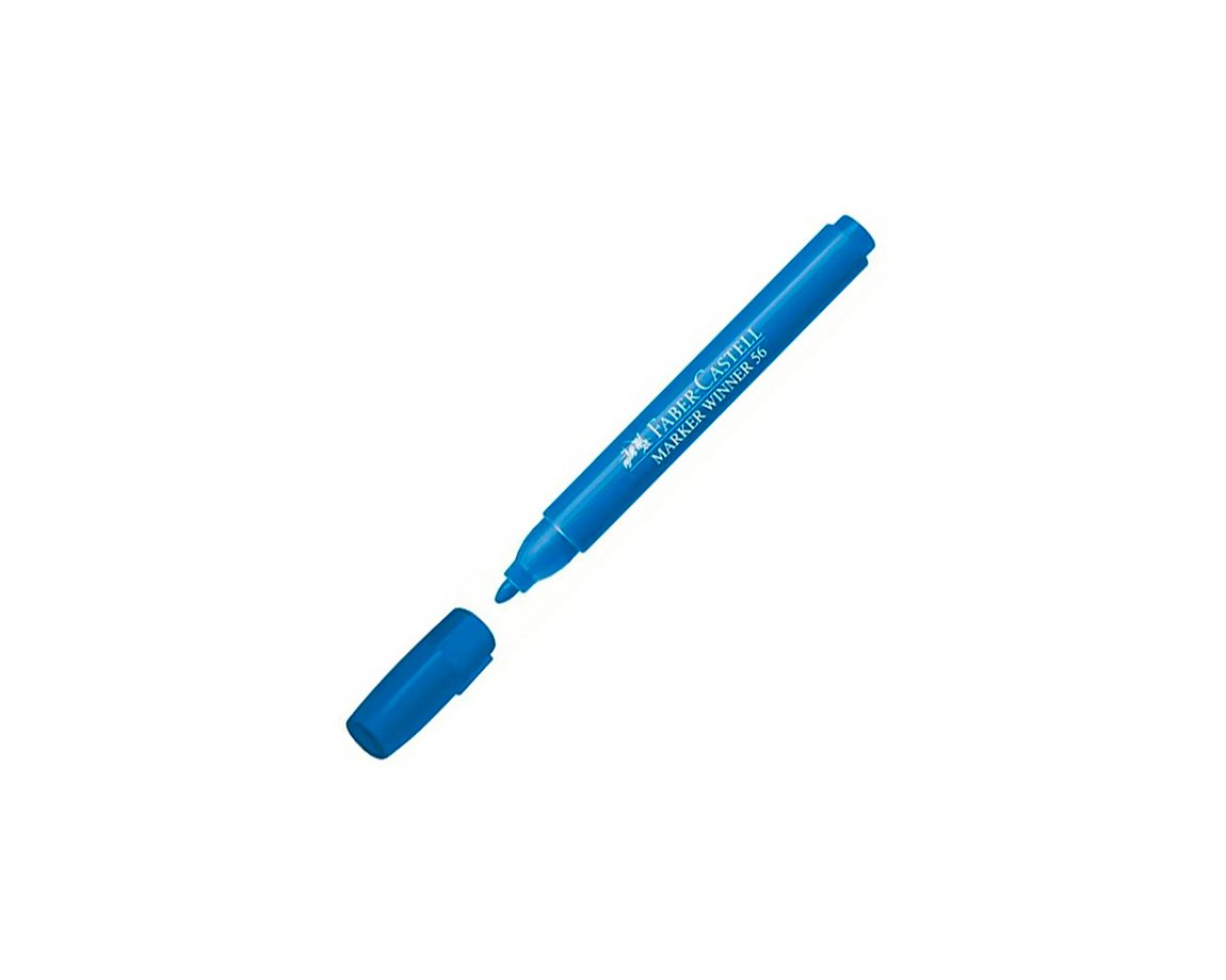 MARCADOR FABER 56 AGUA CELESTE  P/RED