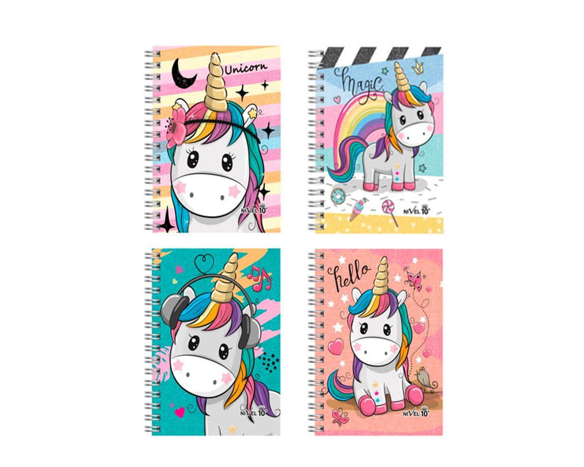 CUADERNO NIVEL 10 A5 -6393- UNICORNIO T/D 120 =