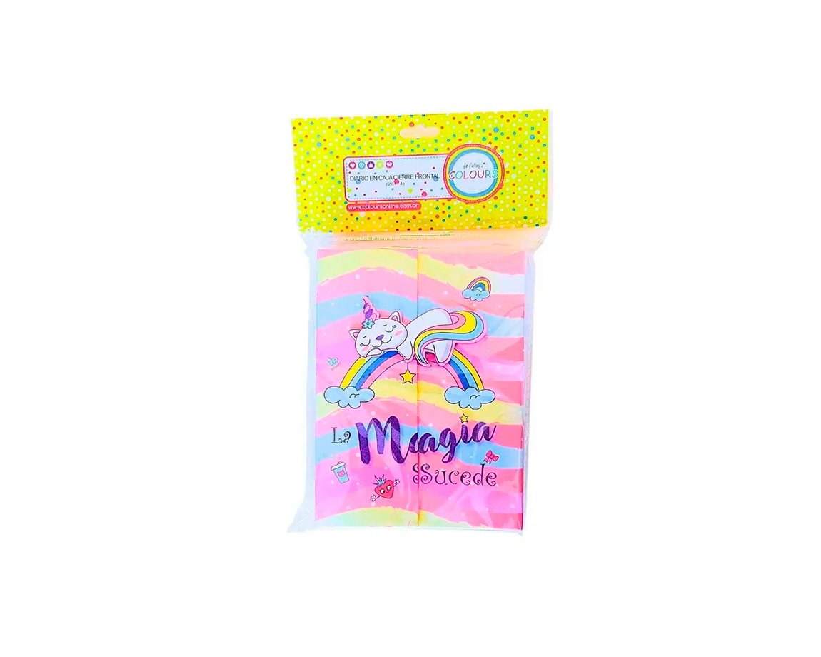 DIARIO INTIMO 26488 COLOURS MIAU 15x11 CAJA IMANTADA