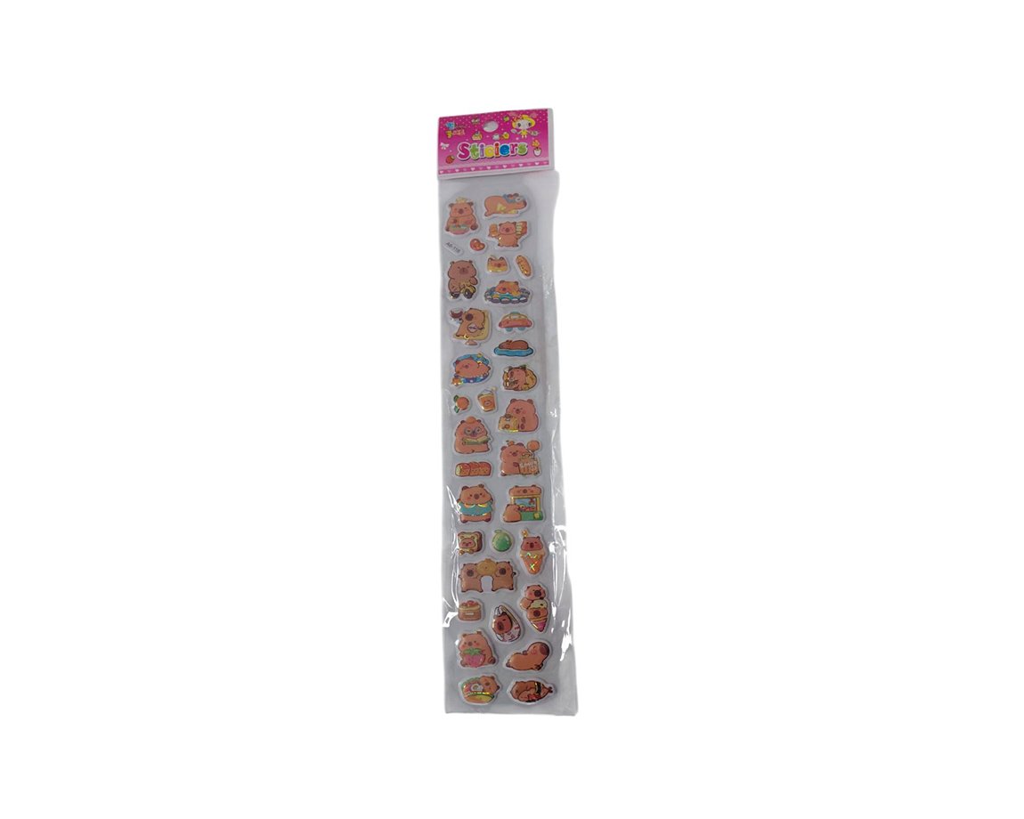 STICKERS COLOURS 28658 POP UP CAPYBARA