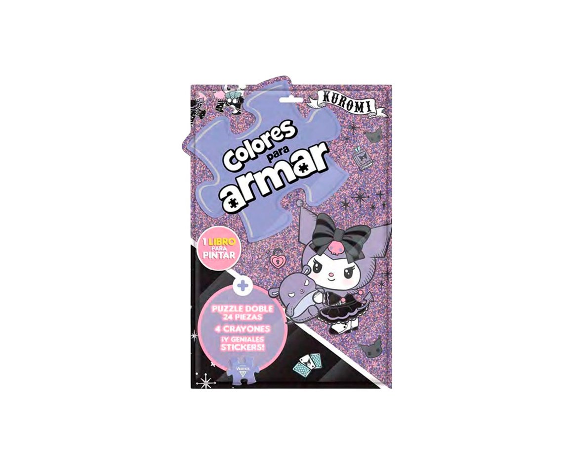 LIBROS VERTICE 6450 COLORES PARA ARMAR N° 2 KUROMI
