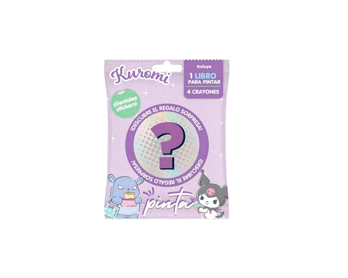 LIBROS VERTICE 6455 PINTA SORPRESA N°7 KUROMI