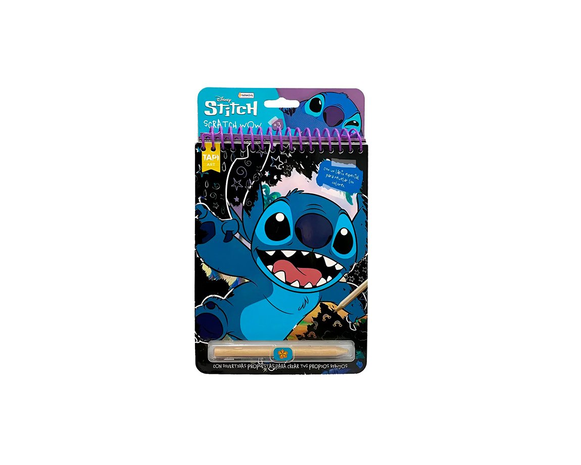 LIBRO ACTIVIDADES STITCH SCRATCH WOW DMD00150