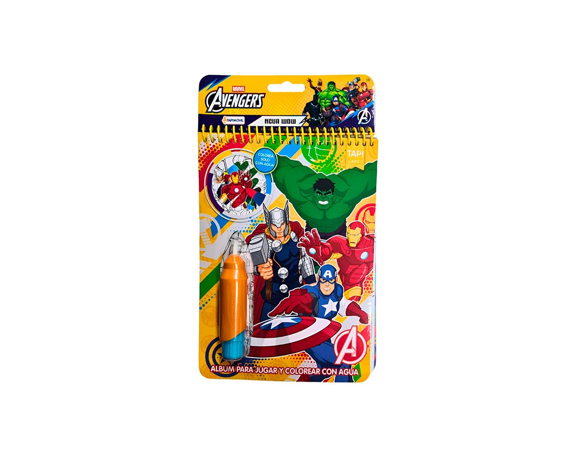 LIBRO ACTIVIDADES AVENGERS AGUA WOW VAV03455