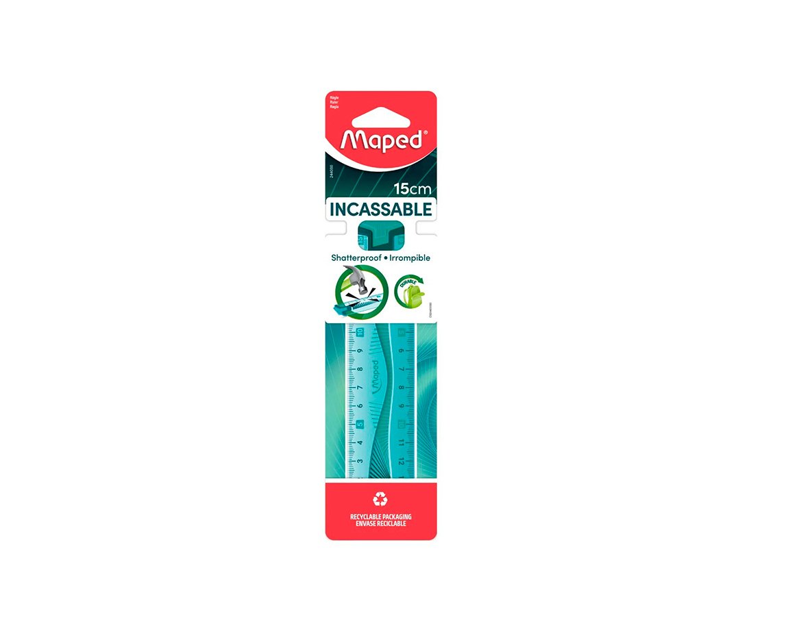 REGLA MAPED 244060 IRROMPIBLE 15 CM