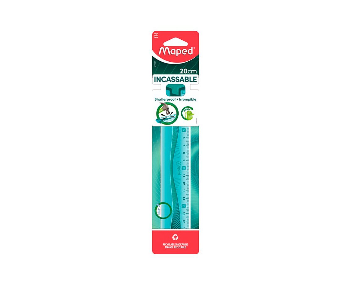 REGLA MAPED 244020 IRROMPIBLE 20 CM
