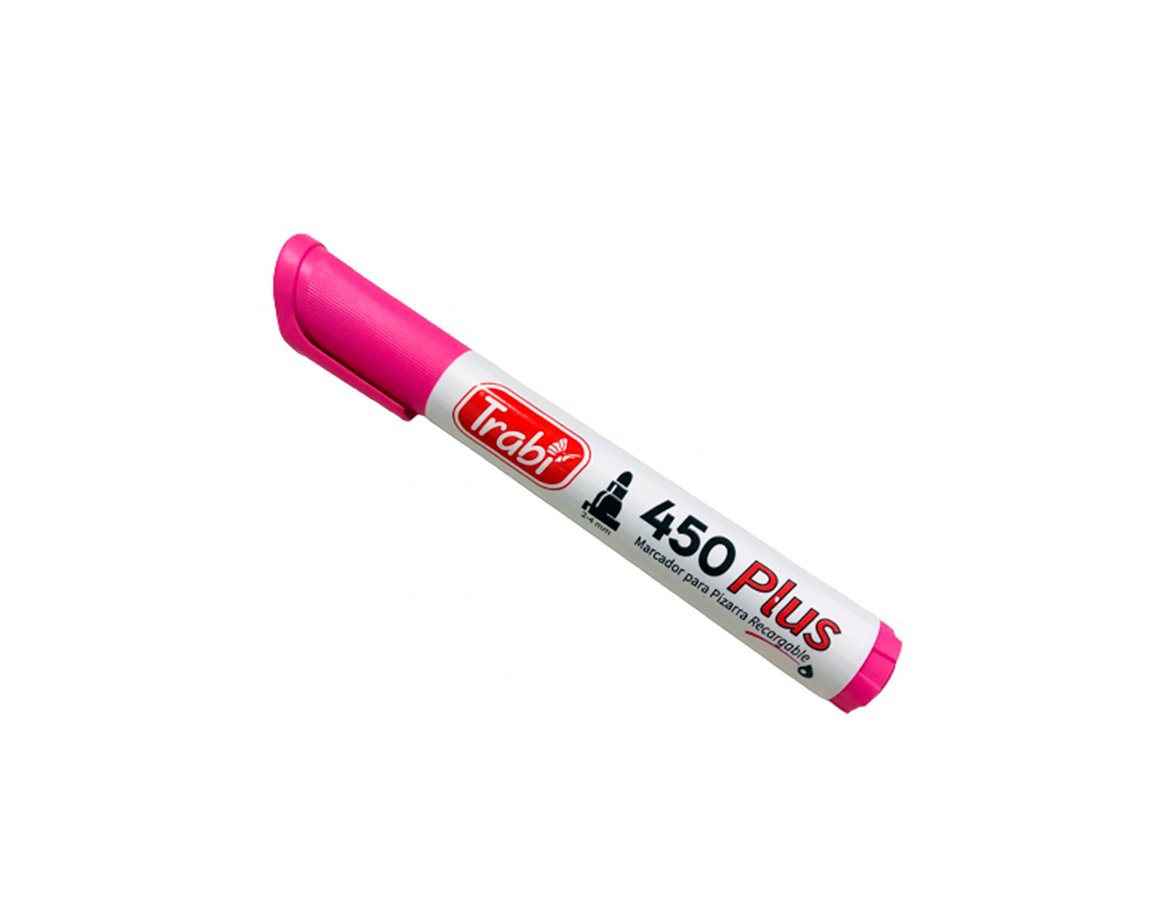 MARCADOR TRABI 450 PIZARRA ROSA