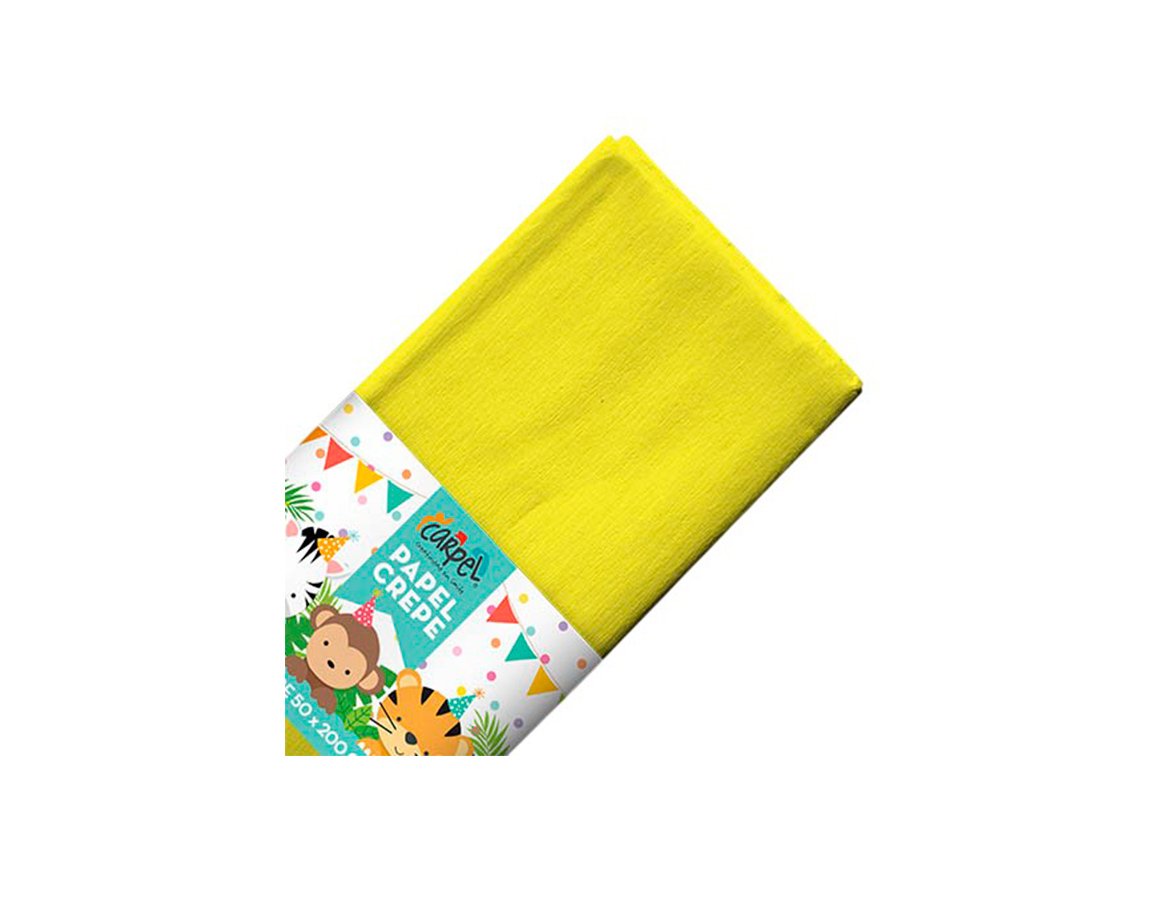 PAPEL CREPE CARPEL CREMA
