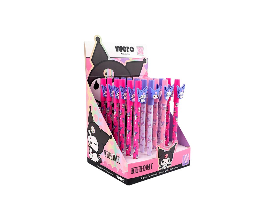 BOLIGRAFO WERO WE4229 BORRABLE KUROMI
