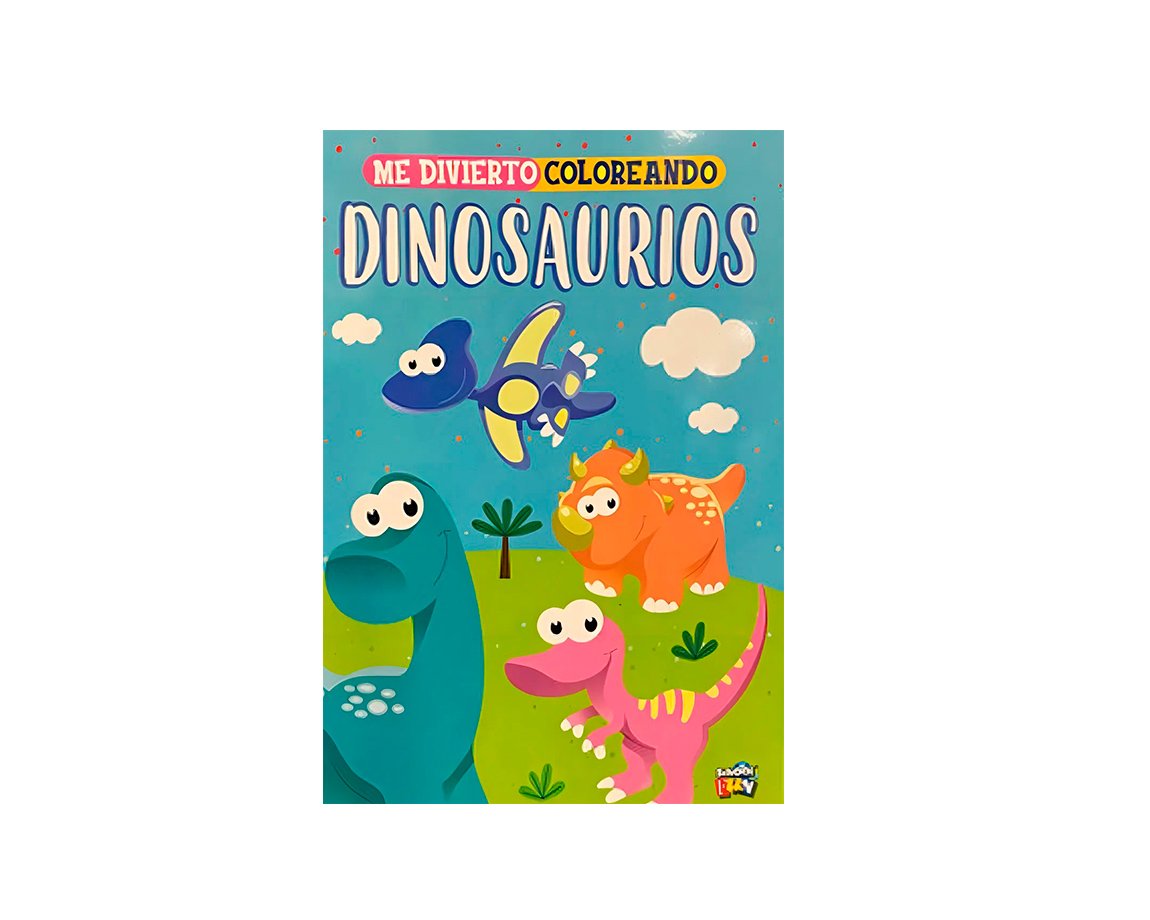LIBROS SCHOOL FUN PLOW LIST-401 ME DIVIERTO COLOREANDO DINOUSAURIOS
