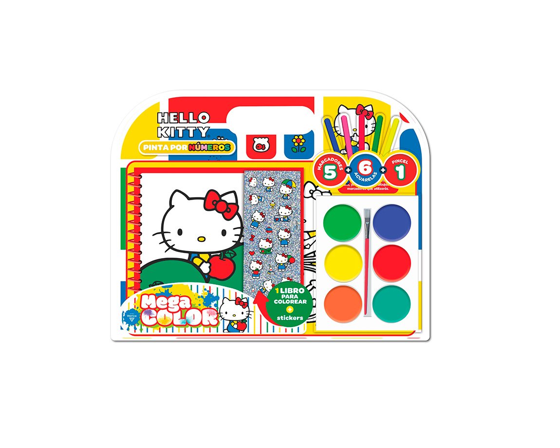 LIBROS VERTICE 6651 ACUARELAS SUPER KITTIE