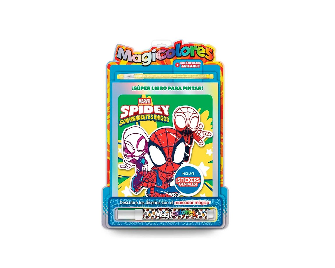 LIBROS VERTICE 6321 SPIDEY AND FRIENDS MAGICOLORES