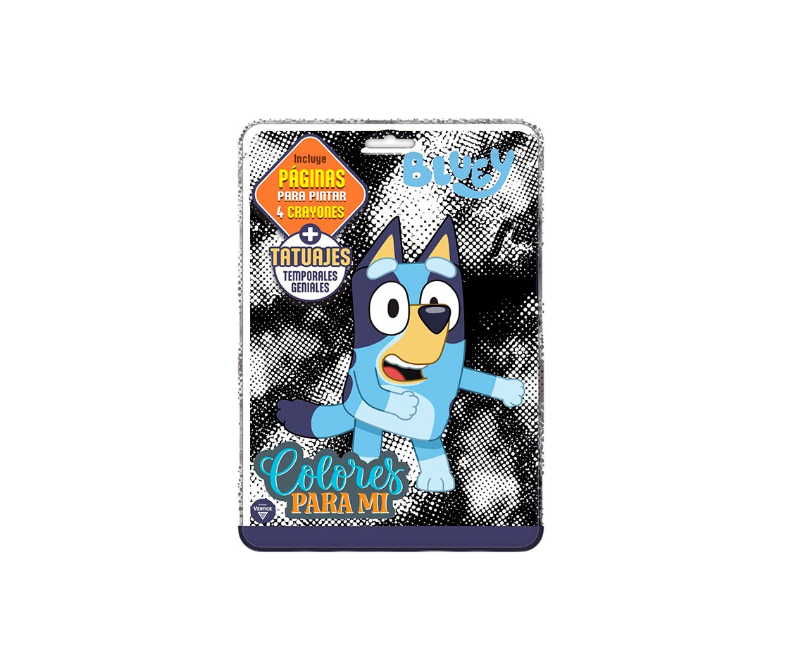 LIBROS VERTICE 6543 BLUEY COLORES PARA MIS TATUAJES