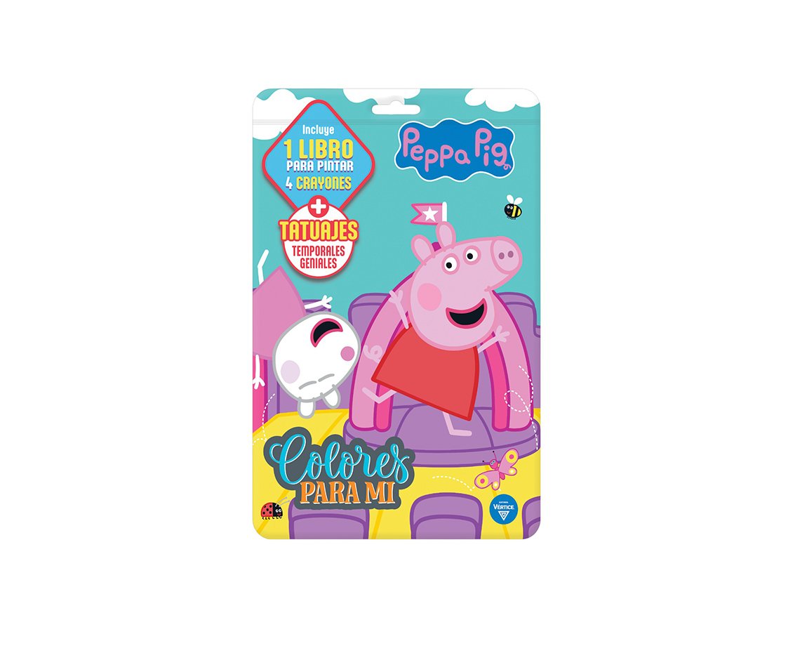 LIBROS VERTICE 6294 PEPPA PIG COLORES PARA MIS TATUAJES