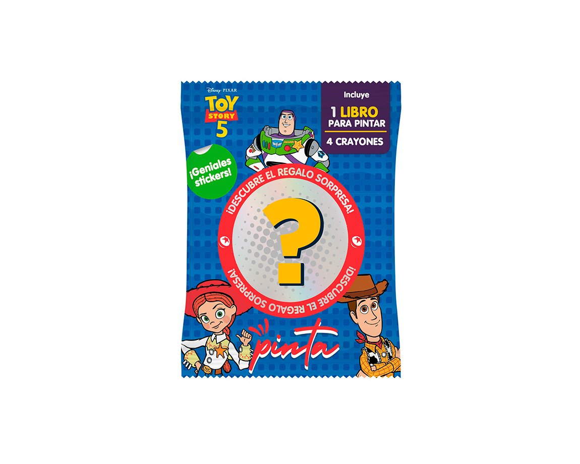 LIBROS VERTICE 6679 PINTA SORPRESA TOY STORY 5
