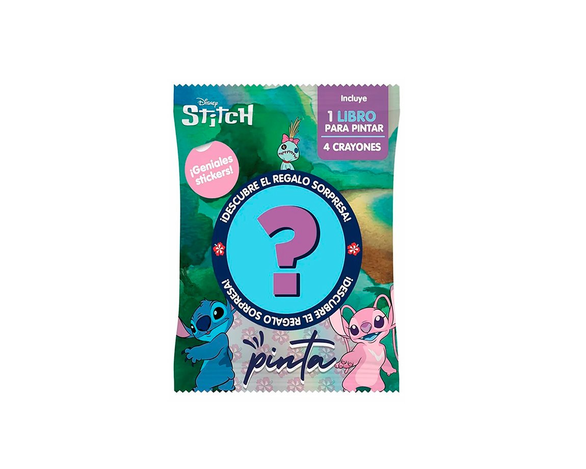 LIBROS VERTICE 6227 PINTA SORPRESA STITCH