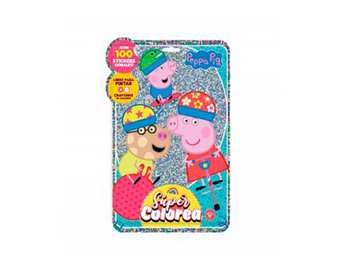 LIBROS VERTICE 6530 PEPPA PIG SUPER COLOREA