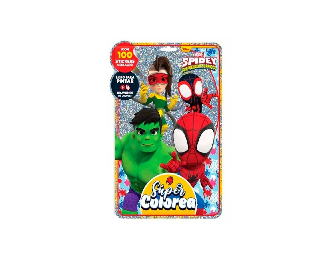 LIBROS VERTICE 6520 SPIDEY AND FRIENDS SUPER COLOREA