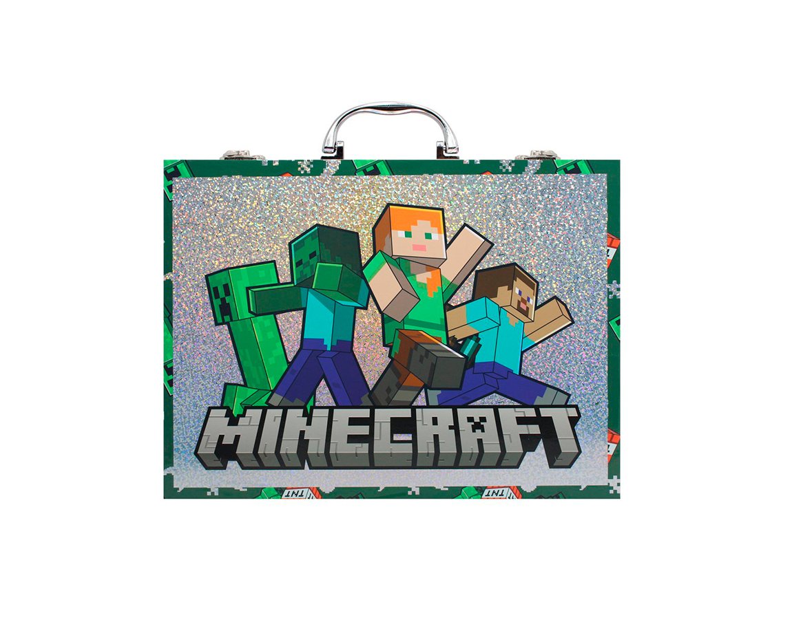 SET ARTE CRESKO MI603 MINECRAFT VALIJA 53 PCS