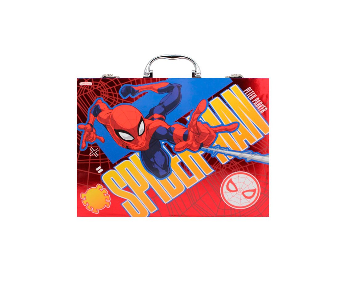 SET ARTE CRESKO HA634 SPIDERMAN VALIJA 53 PCS