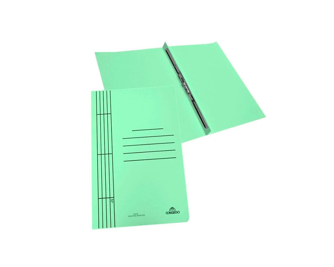 CARPETA CONGRESO CART VELOX VERDE 170G