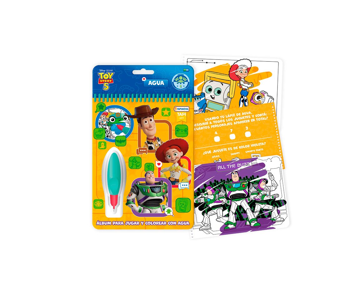 LIBRO ACTIVIDADES TOY STORY 5 AGUA WOW  DTS17955
