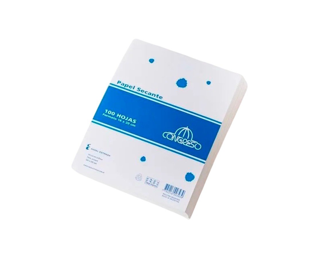 PAPEL SECANTE TACO 16x20 x100 H CONGRESO