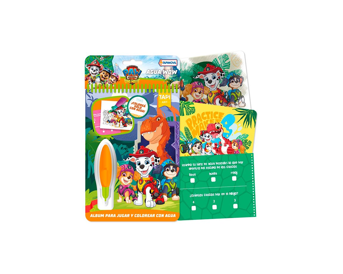 LIBRO ACTIVIDADES PAW PATROL MOVIE AGUA WOW SPC19930