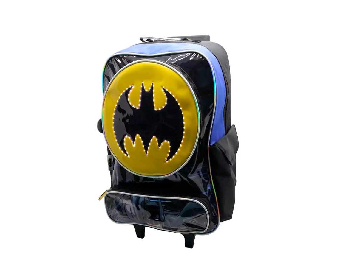 MOCHILA CRESKO LJ383 BATMAN CARRO 18P LUZ
