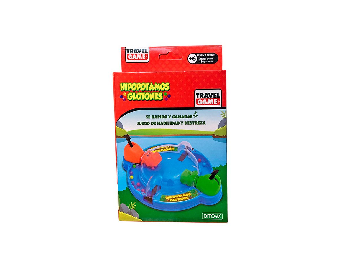 JUGUETE DITOYS 2755 HIPOPOTAMOS GLOTONES TRAVEL GAME