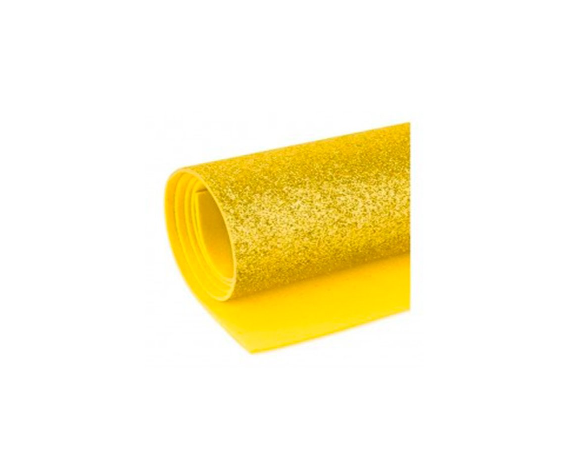 GOMA EVA GLITTER 40x60 ORO