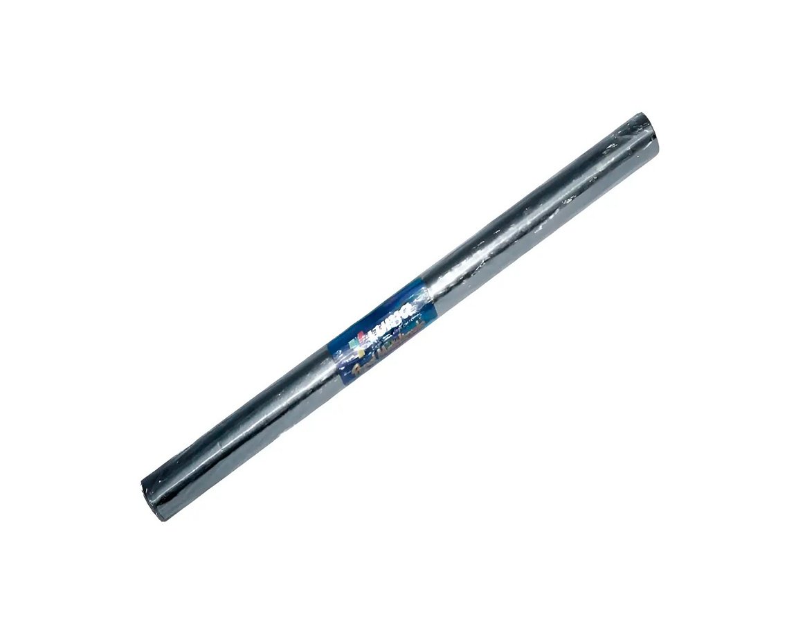 PAPEL GLACE ROLLO 5 MTSx40 CM. METAL PLATA
