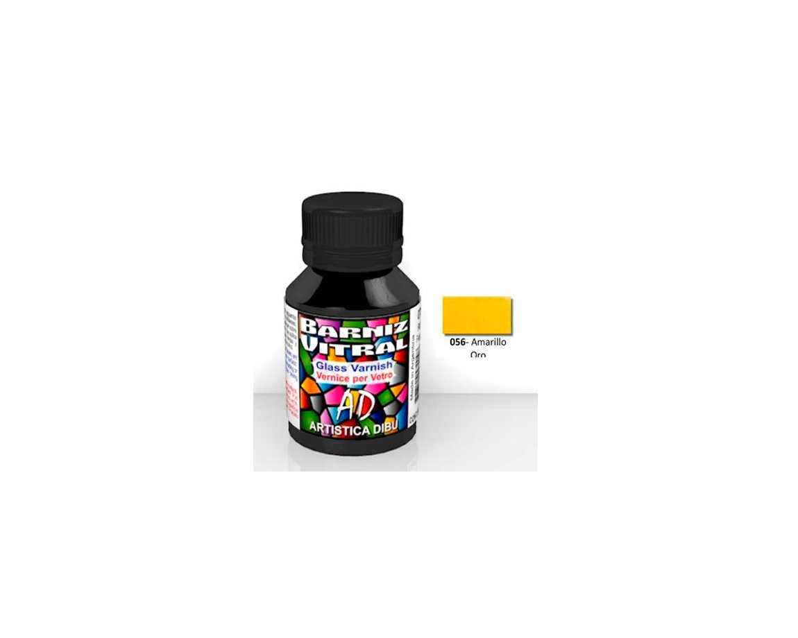 BARNIZ AD VITRAL 056 AMARILLO ORO x 50 ML