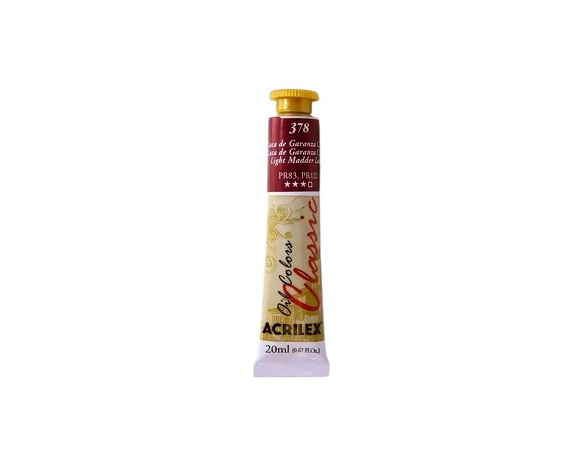 OLEOS ACRILEX 378 LACA GARANZA CLARA 6x20 ML