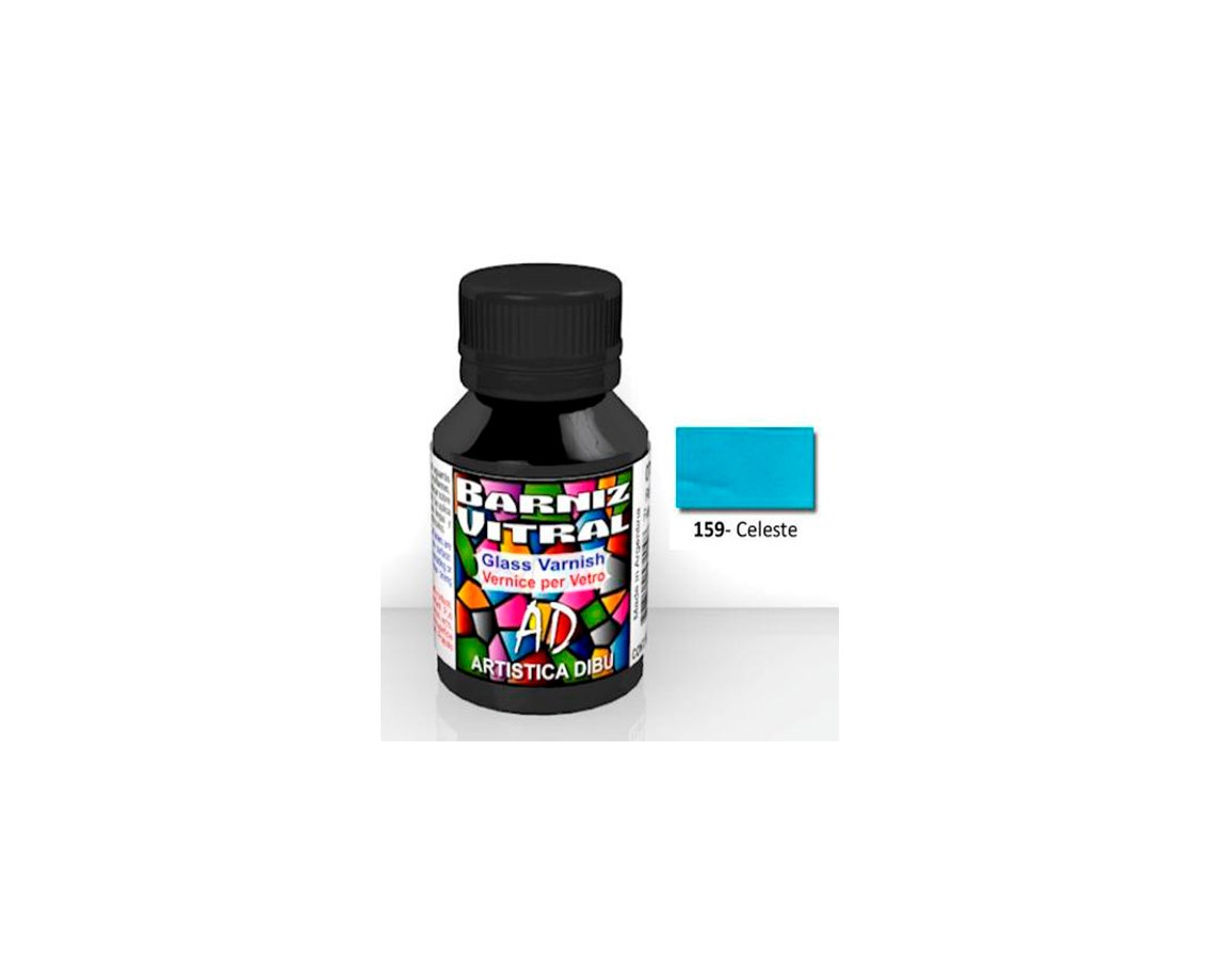 BARNIZ AD VITRAL 159 AZUL CELESTE x 50 ML