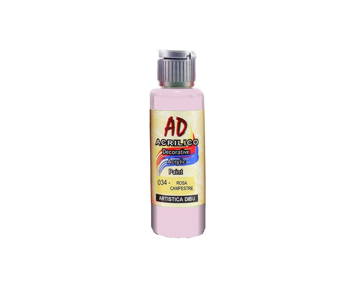 ACRILICO AD DECORATIVO 200 ML 034 ROSA CAMPESTRE