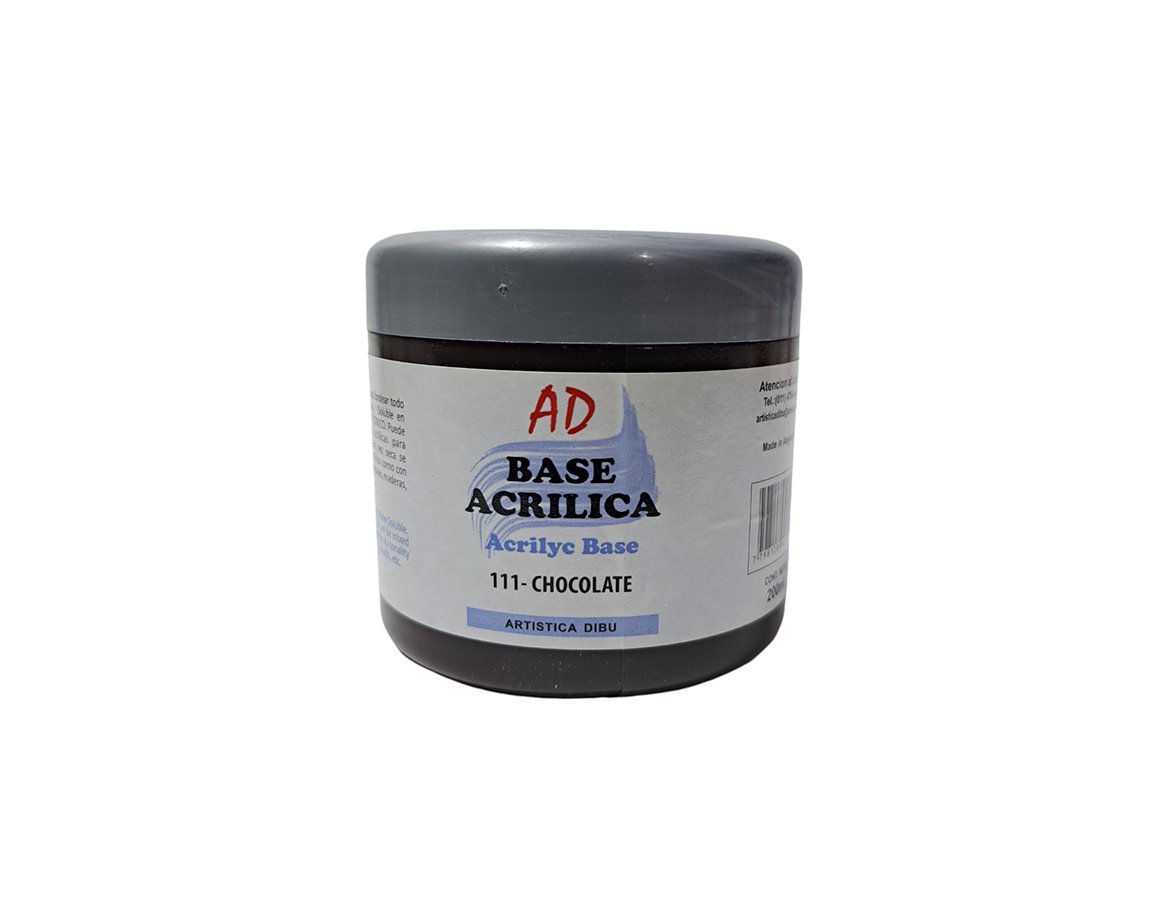 BASE ACRILICA AD x 200CC 111 CHOCOLATE