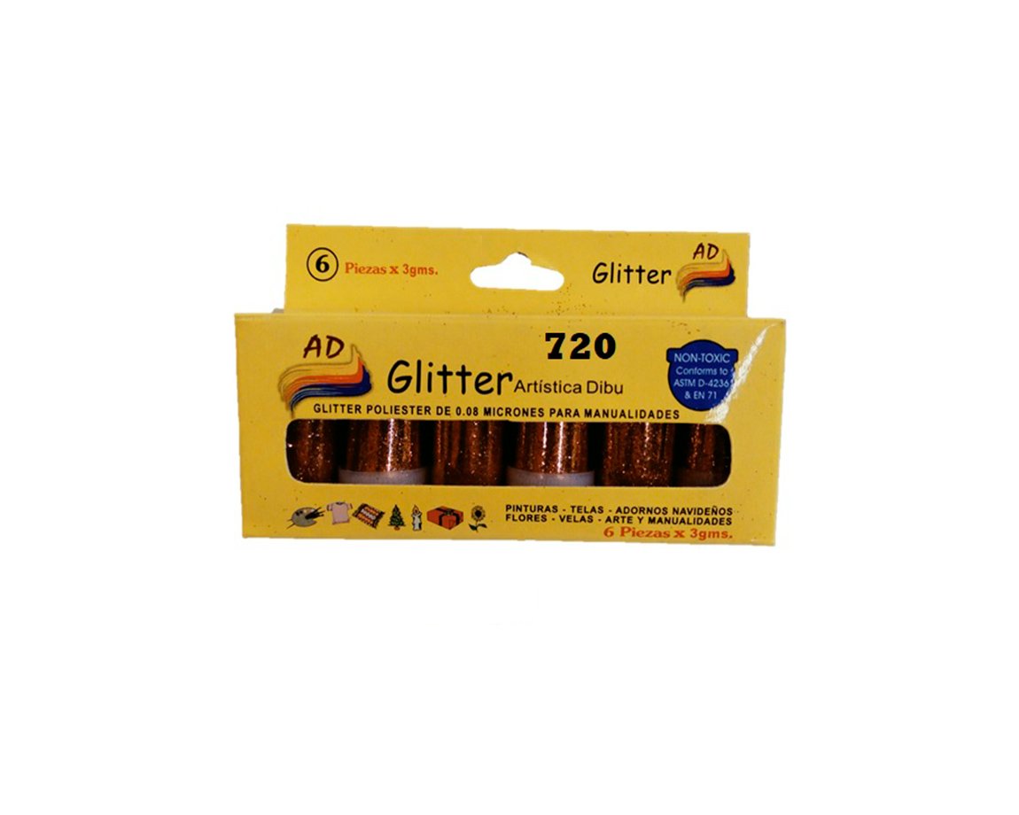 GIVRE AD TUBO 720 BRONCE DORADO 3GS  x 6 UNID.