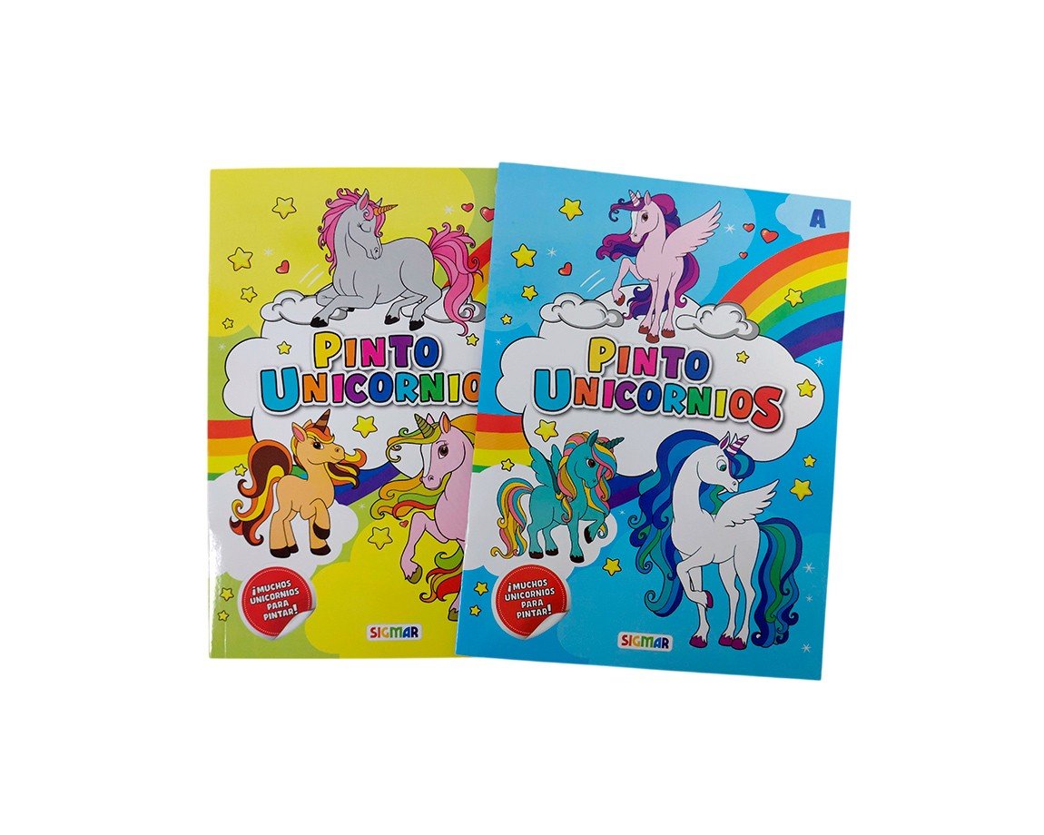 LIBROS SIGMAR PINTAR MUNDO UNICORNIO A/B/C/D